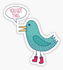 Emotional Support Duck Sticker