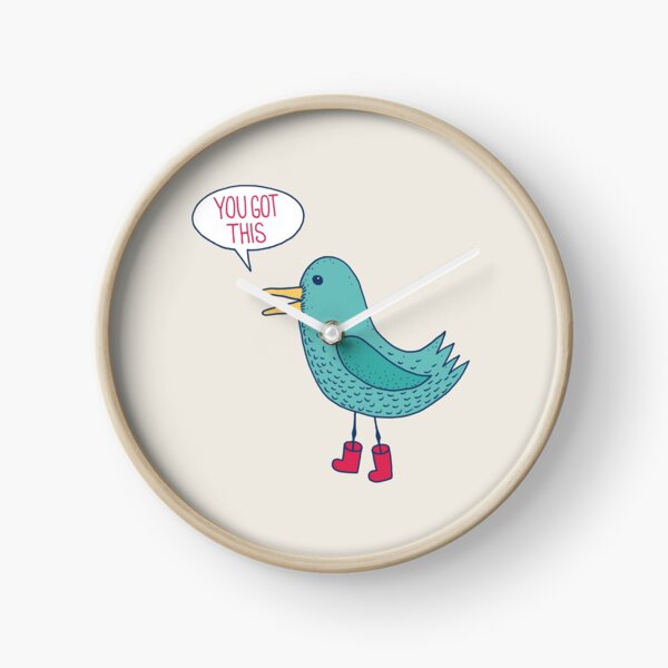 Emotional Support Duck Clock