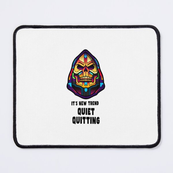 Item preview, Quiet Quitting Hoodie Skull designed and sold by PodiShawna.