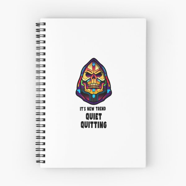 Item preview, Quiet Quitting Hoodie Skull designed and sold by PodiShawna.