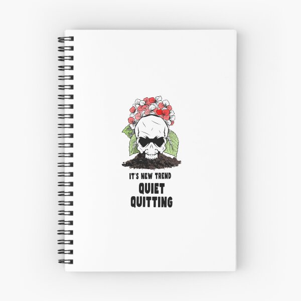 Item preview, Quiet Quitting Death Skull designed and sold by PodiShawna.