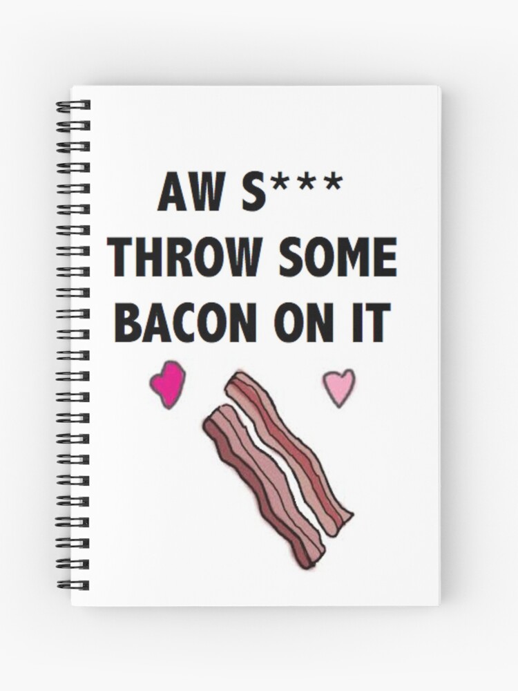 Nick Jonas BACON" Spiral Notebook By Iregale | Redbubble