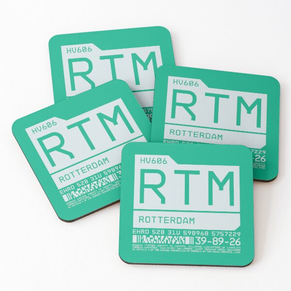 Aperçu de l'œuvre Luggage Tag C - RTM Rotterdam Netherlands créée et vendue par VoodooCircus.