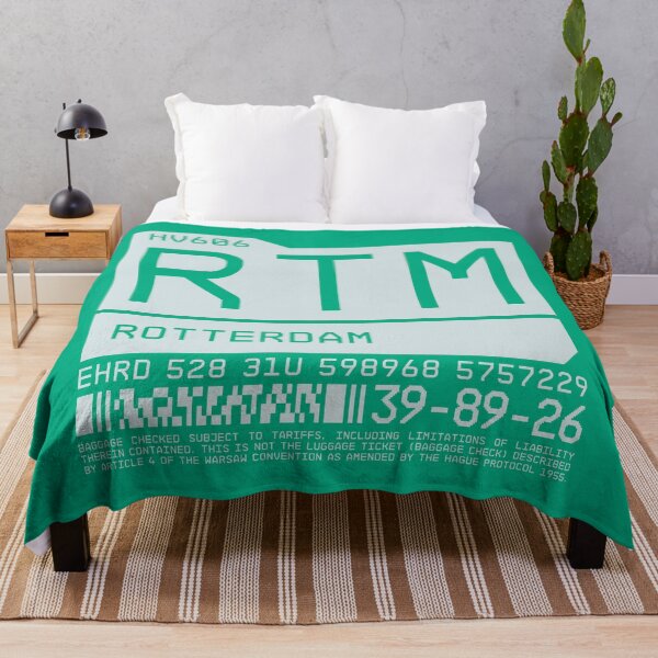 Aperçu de l'œuvre Luggage Tag C - RTM Rotterdam Netherlands créée et vendue par VoodooCircus.