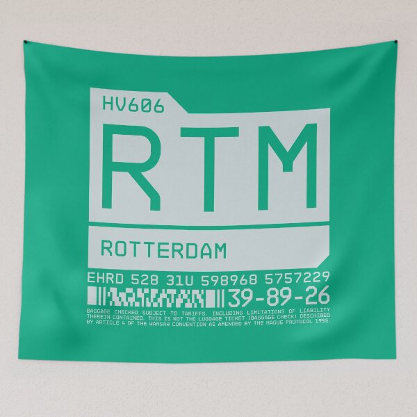 Aperçu de l'œuvre Luggage Tag C - RTM Rotterdam Netherlands créée et vendue par VoodooCircus.