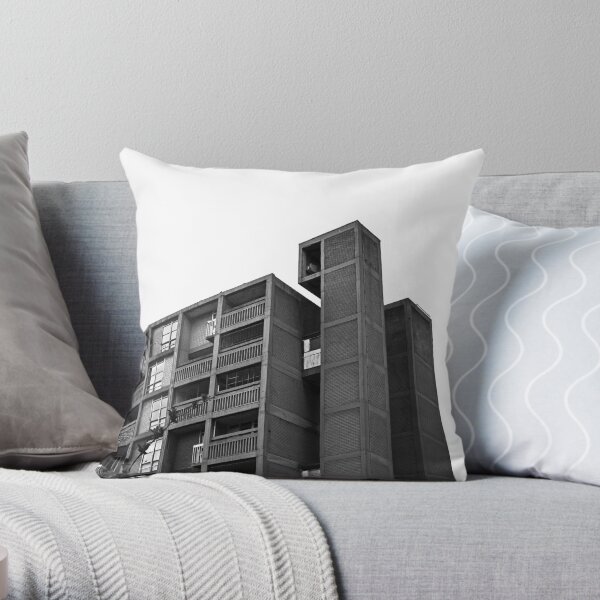 Park Hill Lift Shaft Throw Pillow