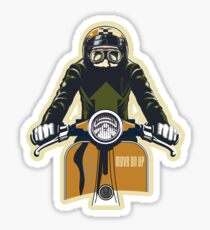 Cafe Scooter Racer Sticker