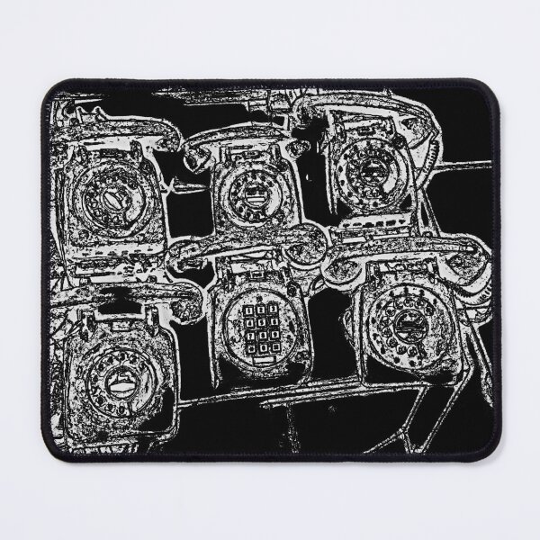 Item preview, Vintage retro rotary phones abstract by Iritof designed and sold by iritof.