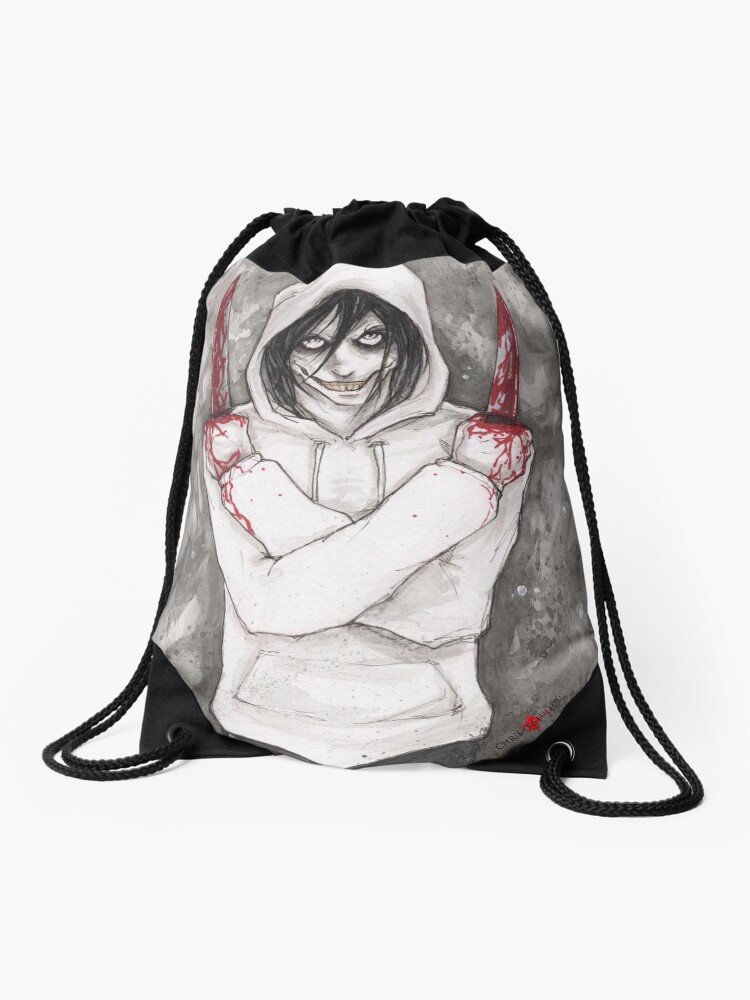 Jeff Der Killer Creepypasta Chris Oz Fulton Turnbeutel Von Chrisozfulton Redbubble