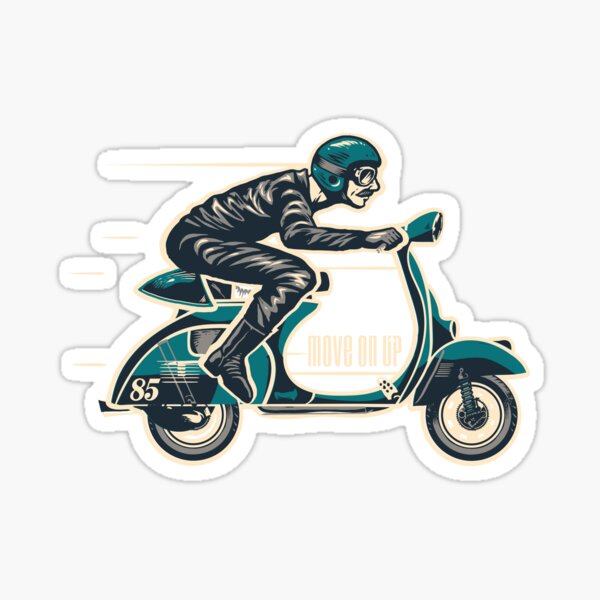 Cafe Scooter Racer 85 Sticker