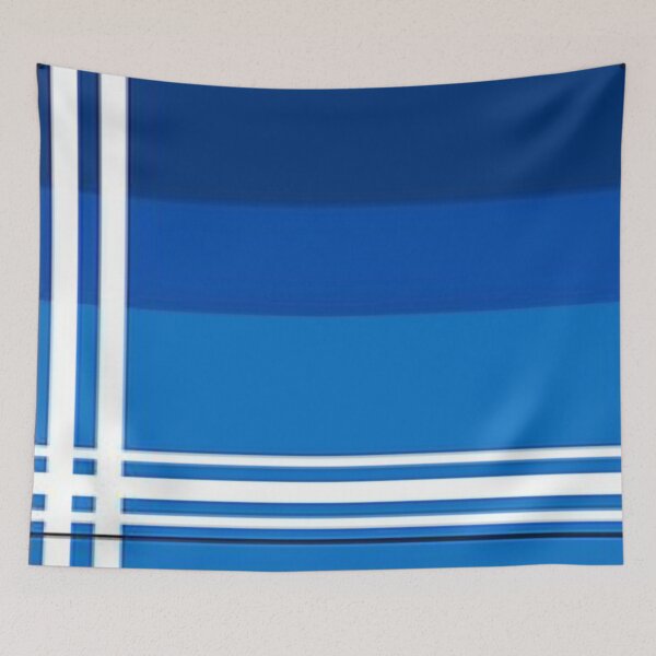 Item preview, Blue Moon Basic Lines Pattern Design  designed and sold by NellVerde.
