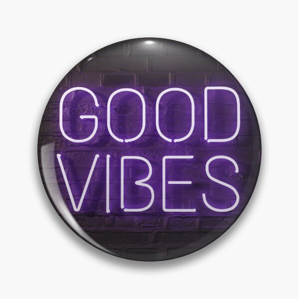 Item preview, Neon Good Vibes Purple designed and sold by BryVDesigns.