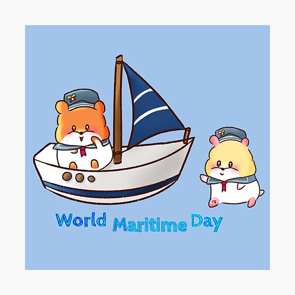 Item preview, Hamster | Hamster Lover - World Maritime Day designed and sold by FennyWijayaMomo.