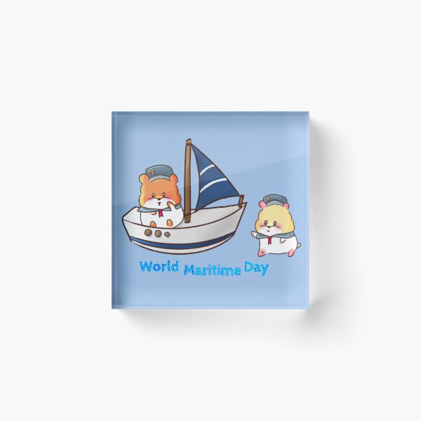 Item preview, Hamster | Hamster Lover - World Maritime Day designed and sold by FennyWijayaMomo.