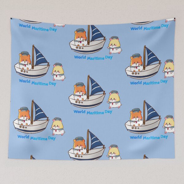 Item preview, Hamster | Hamster Lover - World Maritime Day designed and sold by FennyWijayaMomo.
