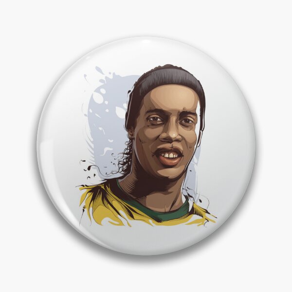 Item preview, Illustration Ronaldinho Art   designed and sold by vintageshopma.