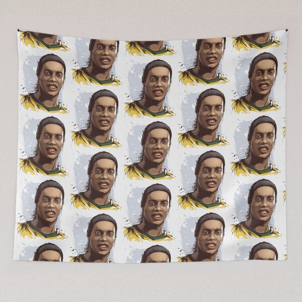 Item preview, Illustration Ronaldinho Art   designed and sold by vintageshopma.