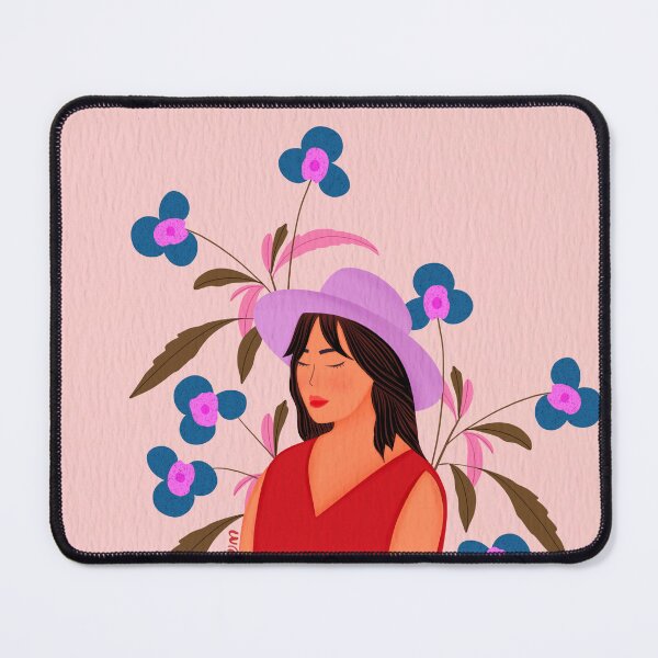 Item preview, Heart Bloom Woman Portrait Illustration  designed and sold by NAYANA S KUMAR.