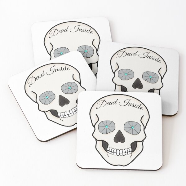 Item preview, ‘Dead Inside’ Skull designed and sold by StuckandBlue.