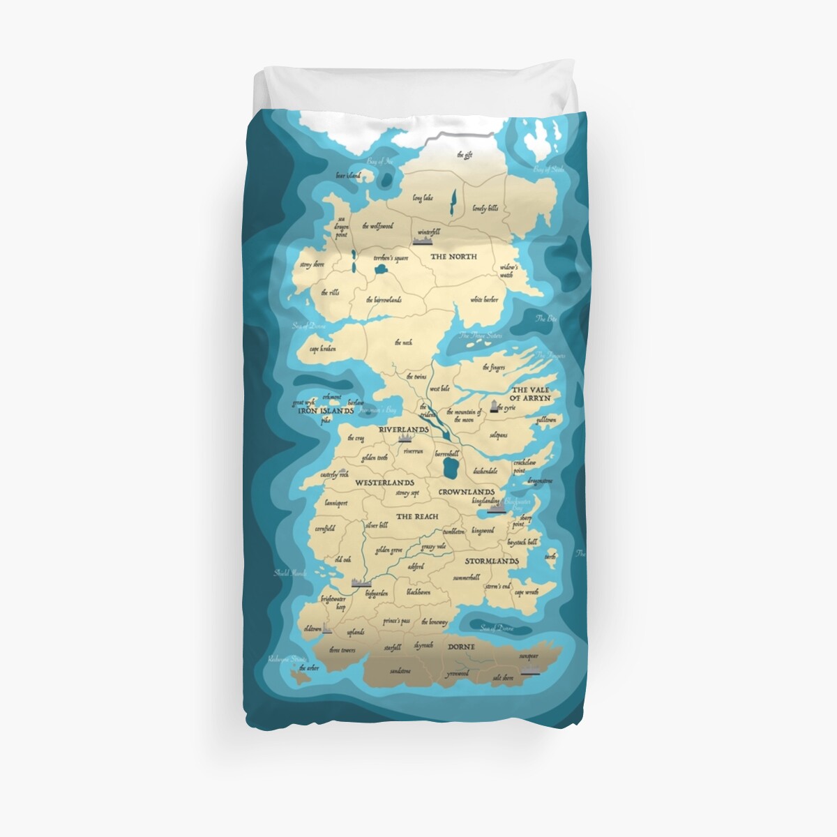 Where I wish I lived! Duvet Cover
