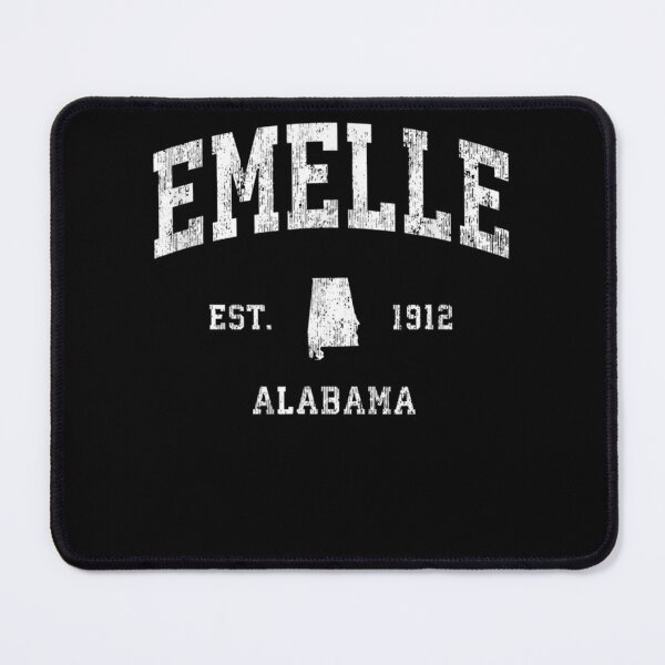 Item preview, Emelle Alabama Al Vintage Athletic Sports Design designed and sold by aumarian.
