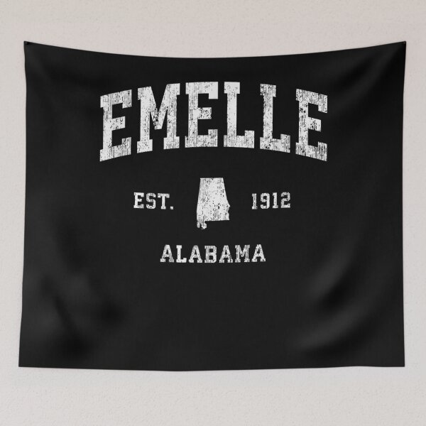 Item preview, Emelle Alabama Al Vintage Athletic Sports Design  designed and sold by aumarian.