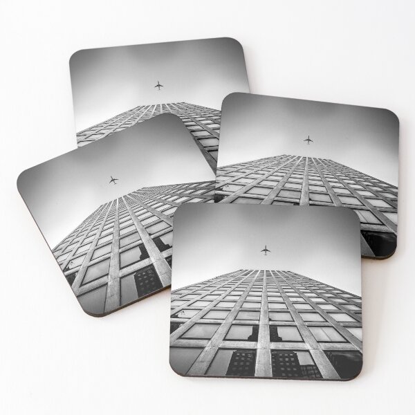 Item preview, AVIATION #28 - Airliner Flying Over Building - Upward Angle designed and sold by DEL-Productions.