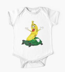 Funny Banana on Turtle One Piece - Short Sleeve