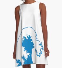 Summery Surf A-Line Dress