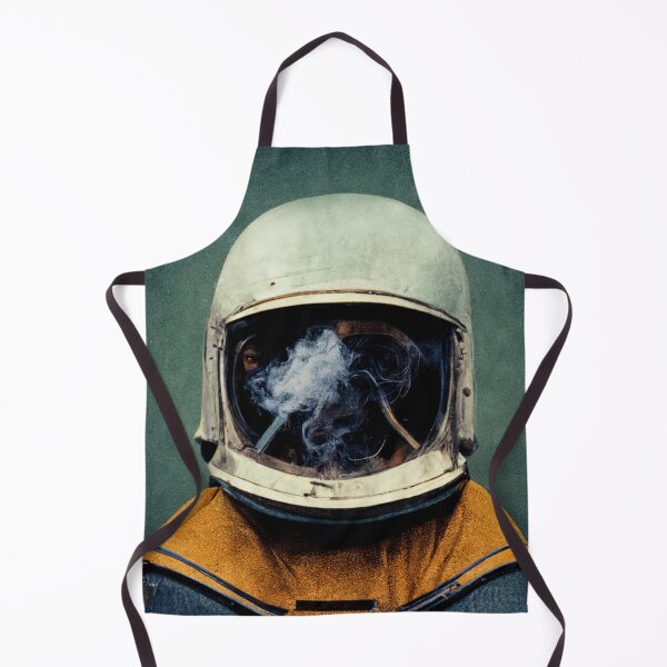 Item preview, Retro Astronaut Blowing Smoke designed and sold by The Oracle of Surrealism Sublime Consciousness.