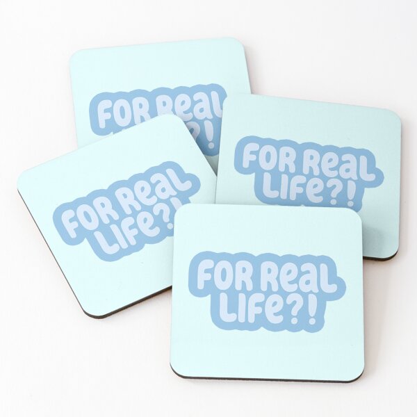 Item preview, For Real Life blue designed and sold by BanditFan.
