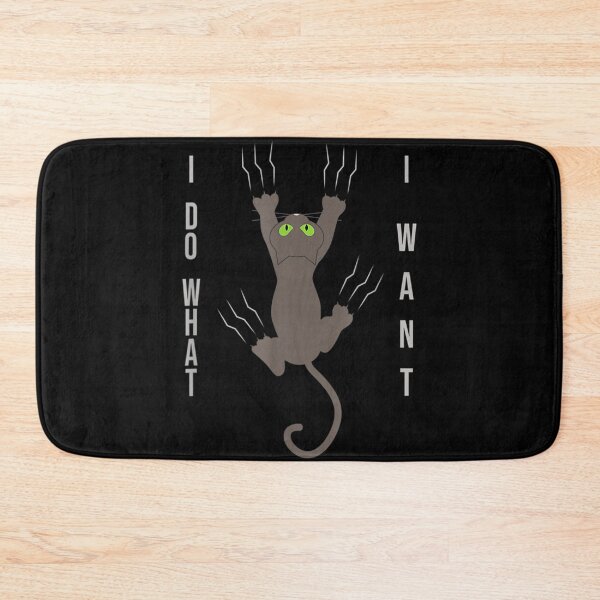 Item preview, I Do What I Want Cat Scratch Funny Cat Design  designed and sold by vergiebee.