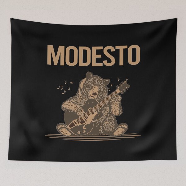 Item preview, Bear With Guitar Modesto designed and sold by hurseslossb.