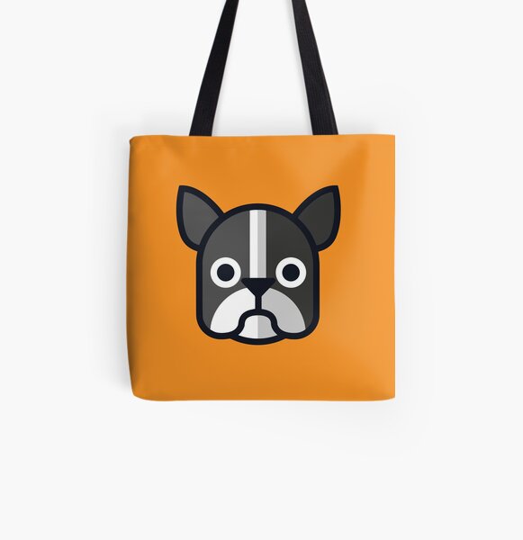 Boston Terrier All Over Print Tote Bag