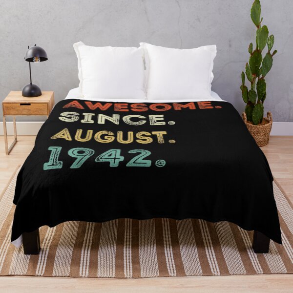 Item preview, 80 Year Old Gifts Awesome Since August 1942 80th Birthday  designed and sold by vergiebee.