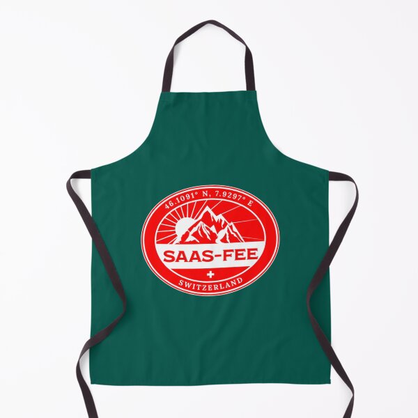 Item preview, Saas-Fee, Switzerland. Outdoor Seal with Coordinates _amp_ Swiss Flag designed and sold by SiennaGemma.