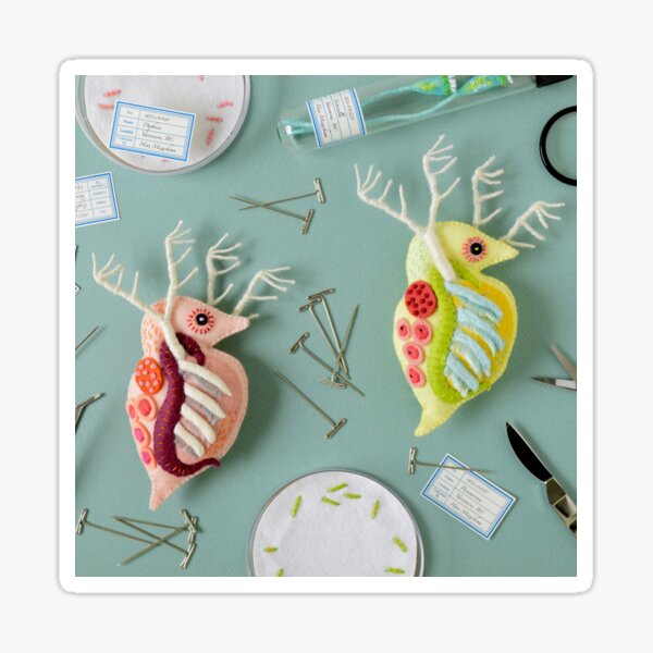 Giant Daphnia Laboratory Sticker