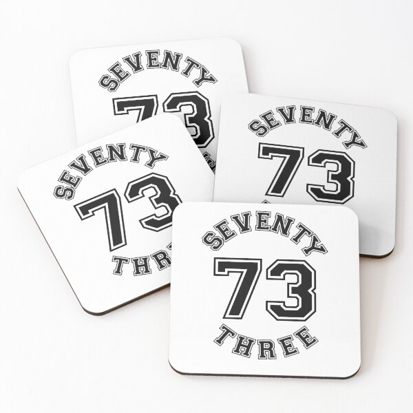 Item preview, The best number is 73 Collegiate Font Design designed and sold by FuddalanDesigns.