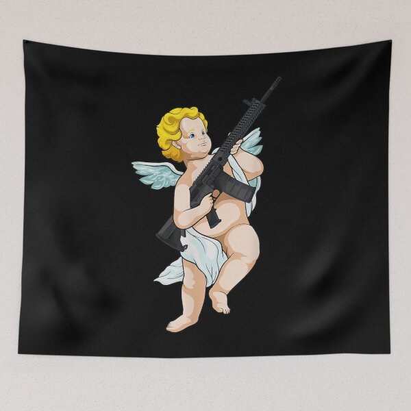 Item preview, Love Cupid Angel With Gun Eros Renaissance Love God  designed and sold by vergiebee.
