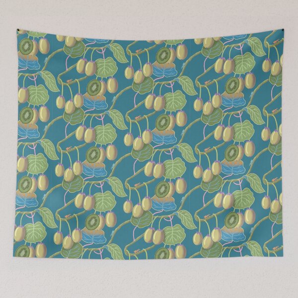 Item preview, Kiwi on kiwi branches with beetles. designed and sold by Andrea Snuggs.