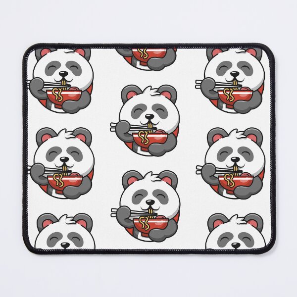 Item preview, panda eat noodle designed and sold by noorshine.