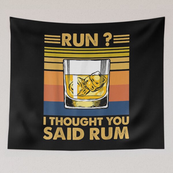 Item preview, Run I Thought You Said Rum Funny Runner  designed and sold by aumarian.