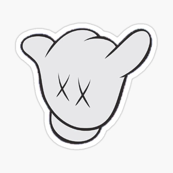 Buy Kaws sos x UNC - Die cut stickers - StickerApp