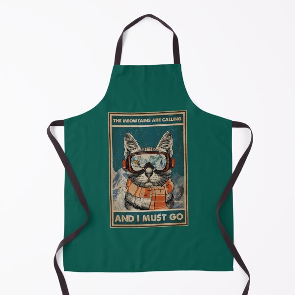 Item preview, Skiing The meowtains are calling and i must go Cat designed and sold by SiennaGemma.