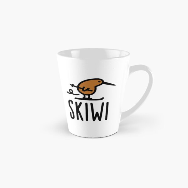 Item preview, Skiwi funny kiwi New Zealand bird ski cartoon   designed and sold by SiennaGemma.
