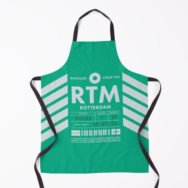 Aperçu de l'œuvre Luggage Tag D - RTM Rotterdam Netherlands créée et vendue par VoodooCircus.
