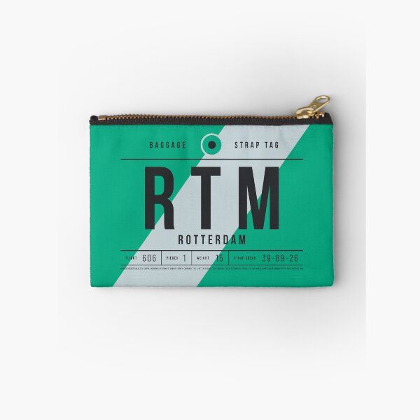 Aperçu de l'œuvre Luggage Tag E - RTM Rotterdam Netherlands créée et vendue par VoodooCircus.