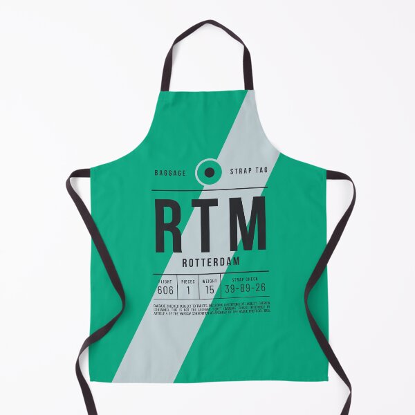 Aperçu de l'œuvre Luggage Tag E - RTM Rotterdam Netherlands créée et vendue par VoodooCircus.