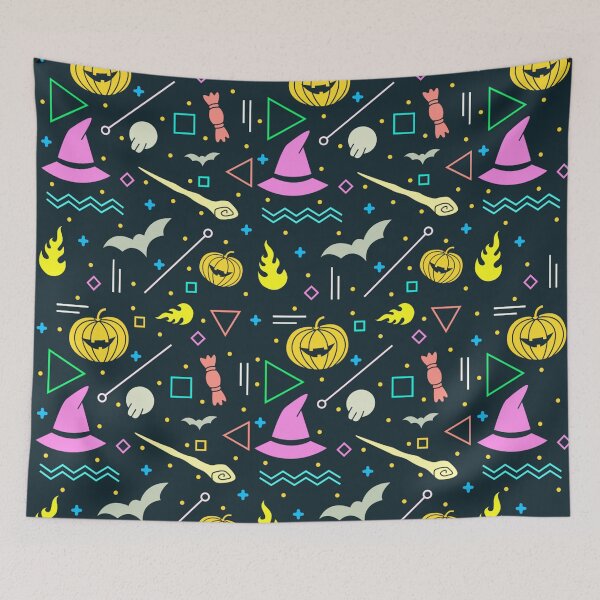 Item preview, Memphis Style Halloween designed and sold by TotallyRetroArt.