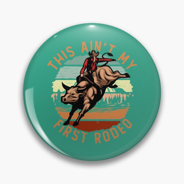 Item preview, This Ain_t My First Rodeo Cool Retro Bull Riding Rodeo Lover Bull Rider Country Vintage Western designed and sold by shirtivestoredd.